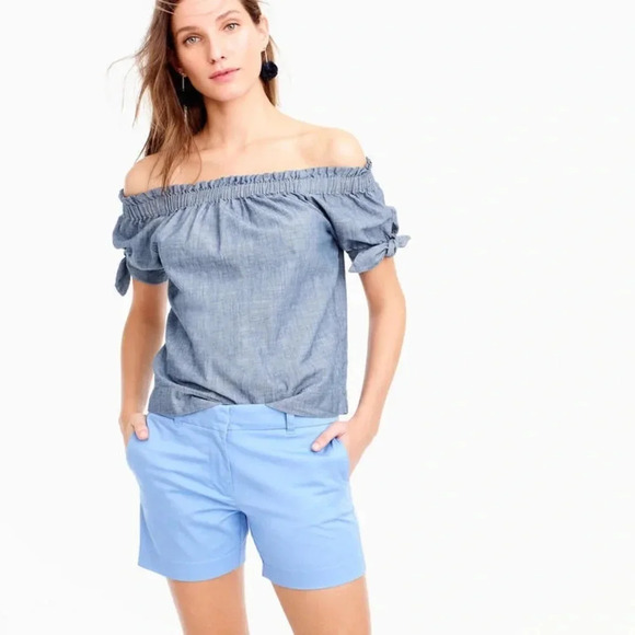 J. CREW‎ Stretch Chino Short in Light Blue - Picture 1 of 7